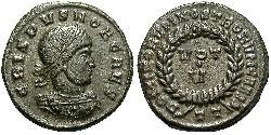 1 Follis /  AE3 Roman Empire (27BC-395) Bronze Crispus (305 - 326)