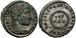 1 Follis /  AE3 Roman Empire (27BC-395) Bronze Constantine I (272 - 337)