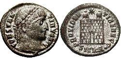 1 Follis /  AE3 Roman Empire (27BC-395) Bronze Constantine I (272 - 337)
