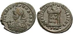 1 Follis /  AE3 Roman Empire (27BC-395) Bronze Crispus (305 - 326)