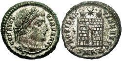 1 Follis /  AE3 Roman Empire (27BC-395) Bronze Constantine I (272 - 337)