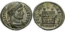 1 Follis /  AE3 Roman Empire (27BC-395) Bronze Constantine I (272 - 337)