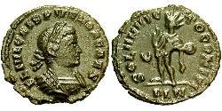 1 Follis /  AE3 Roman Empire (27BC-395) Bronze Crispus (305 - 326)