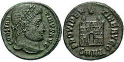 1 Follis /  AE3 Roman Empire (27BC-395) Bronze Constantine I (272 - 337)