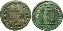 1 Follis /  AE3 Roman Empire (27BC-395) Bronze Crispus (305 - 326)