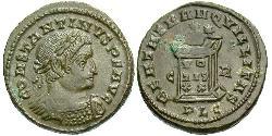 1 Follis /  AE3 Roman Empire (27BC-395) Bronze Constantine I (272 - 337)