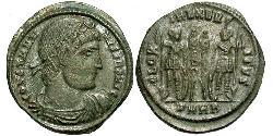 1 Follis /  AE3 Roman Empire (27BC-395) Bronze Constantine I (272 - 337)