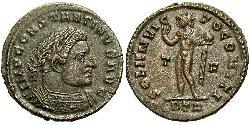 1 Follis /  AE3 Roman Empire (27BC-395) Bronze Constantine I (272 - 337)