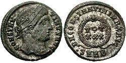 1 Follis /  AE3 Roman Empire (27BC-395) Bronze Constantine I (272 - 337)