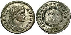 1 Follis /  AE3 Roman Empire (27BC-395) Bronze Crispus (305 - 326)