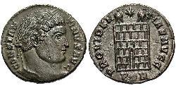1 Follis /  AE3 Roman Empire (27BC-395) Bronze Constantine I (272 - 337)