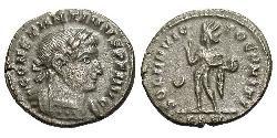 1 Follis /  AE3 Roman Empire (27BC-395) Bronze Constantine I (272 - 337)