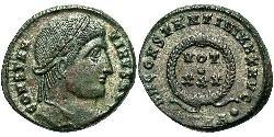 1 Follis /  AE3 Roman Empire (27BC-395) Bronze Constantine I (272 - 337)