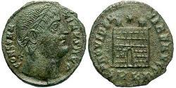 1 Follis /  AE3 Roman Empire (27BC-395) Bronze Constantine I (272 - 337)
