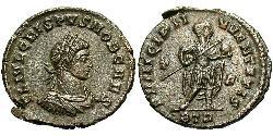 1 Follis /  AE3 Roman Empire (27BC-395) Bronze Crispus (305 - 326)
