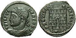 1 Follis /  AE3 Roman Empire (27BC-395) Bronze Crispus (305 - 326)