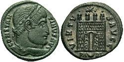 1 Follis /  AE3 Roman Empire (27BC-395) Bronze Constantine I (272 - 337)