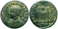 1 Follis /  AE3 Roman Empire (27BC-395) Bronze Constantius II (317 - 361)