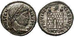 1 Follis /  AE3 Roman Empire (27BC-395) Bronze Constantine I (272 - 337)