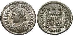 1 Follis /  AE3 Roman Empire (27BC-395) Bronze Constantius II (317 - 361)