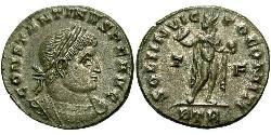 1 Follis /  AE3 Roman Empire (27BC-395) Bronze Constantine I (272 - 337)