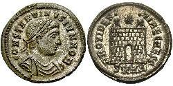 1 Follis /  AE3 Roman Empire (27BC-395) Bronze Constantine I (272 - 337)