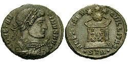 1 Follis /  AE3 Roman Empire (27BC-395) Bronze Constantine I (272 - 337)