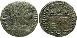 1 Follis /  AE3 Roman Empire (27BC-395) Bronze Constantine I (272 - 337)