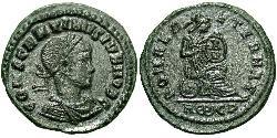 1 Follis /  AE3 Roman Empire (27BC-395) Bronze Constantius II (317 - 361)