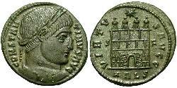 1 Follis /  AE3 Roman Empire (27BC-395) Bronze Constantine I (272 - 337)