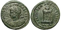 1 Follis /  AE3 Roman Empire (27BC-395) Bronze Crispus (305 - 326)