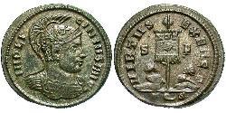 1 Follis /  AE3 Roman Empire (27BC-395) Bronze Licinius I (265-324)