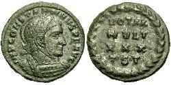 1 Follis /  AE3 Roman Empire (27BC-395) Bronze Constantine I (272 - 337)