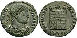 1 Follis /  AE3 Roman Empire (27BC-395) Bronze Crispus (305 - 326)