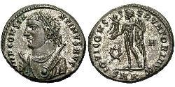 1 Follis /  AE3 Roman Empire (27BC-395) Bronze Constantine I (272 - 337)