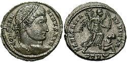 1 Follis /  AE3 Roman Empire (27BC-395) Bronze Constantine I (272 - 337)