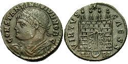 1 Follis /  AE3 Roman Empire (27BC-395) Bronze Constantius II (317 - 361)