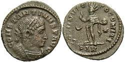 1 Follis /  AE3 Roman Empire (27BC-395) Bronze Constantine I (272 - 337)