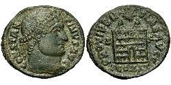 1 Follis /  AE3 Roman Empire (27BC-395) Bronze Constantine I (272 - 337)