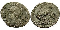 1 Follis /  AE3 Roman Empire (27BC-395) Bronze Constantine I (272 - 337)