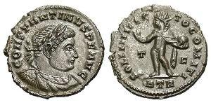 1 Follis /  AE3 Roman Empire (27BC-395) Bronze Constantine I (272 - 337)