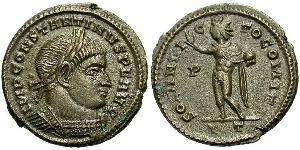 1 Follis /  AE3 Roman Empire (27BC-395) Bronze Constantine I (272 - 337)