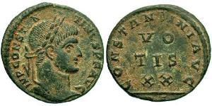 1 Follis /  AE3 Roman Empire (27BC-395) Bronze Constantine I (272 - 337)