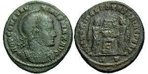 1 Follis /  AE3 Roman Empire (27BC-395) Bronze Constantine I (272 - 337)