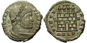 1 Follis /  AE3 Roman Empire (27BC-395) Bronze Constantine I (272 - 337)