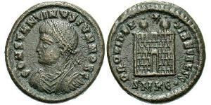 1 Follis /  AE3 Roman Empire (27BC-395) Bronze Constantine I (272 - 337)