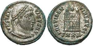 1 Follis /  AE3 Roman Empire (27BC-395) Bronze Constantine I (272 - 337)