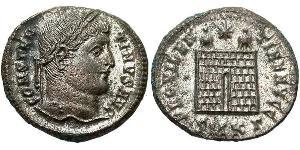 1 Follis /  AE3 Roman Empire (27BC-395) Bronze Constantine I (272 - 337)