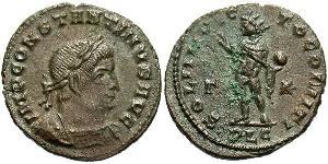 1 Follis /  AE3 Roman Empire (27BC-395) Bronze Constantine I (272 - 337)