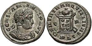 1 Follis /  AE3 Roman Empire (27BC-395) Bronze Constantine I (272 - 337)